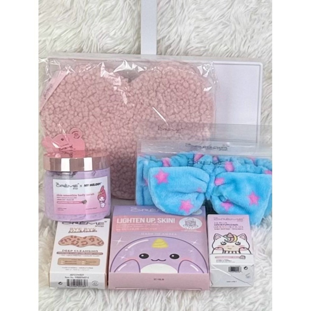 The Crème Shop Self Care Beauty Bundle My Melody + KOREAN Spa 6 PC Bundle NEW